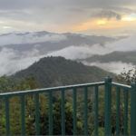 Mountain in Smog view