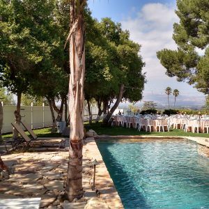 Frank Sinatra pool side