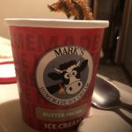 Butter pecan ice cream